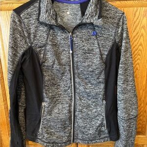 Tangerine Utility Jacket Black and Gray Lightweight Performance